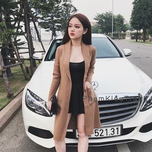 Cute thick cardigan tan color size Small